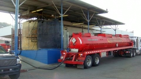 liquid waste tank